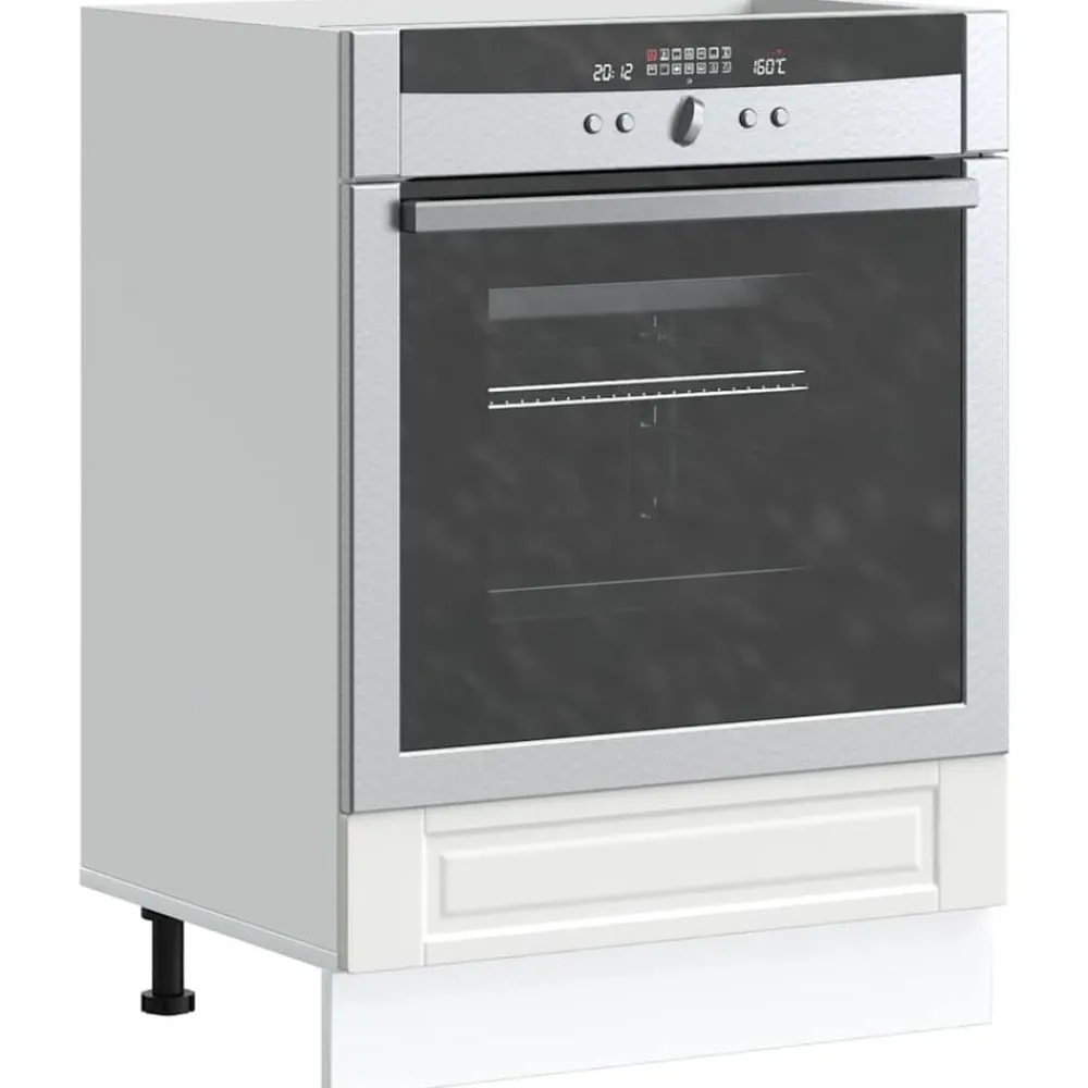 vidaXL Mueble de horno Porto madera reconstituida Blanco Best