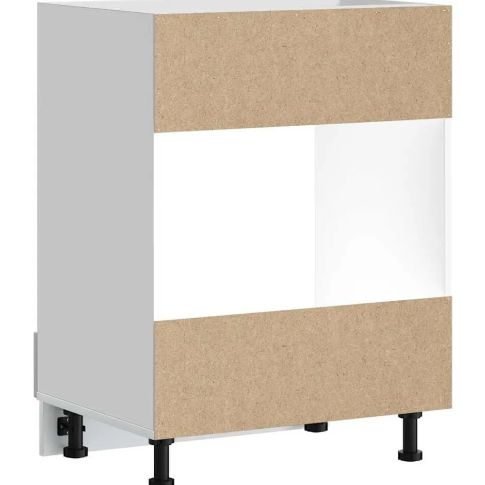 vidaXL Mueble de horno Porto madera reconstituida Blanco Best