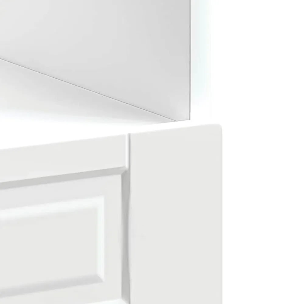 vidaXL Mueble de horno Porto madera reconstituida Blanco Best