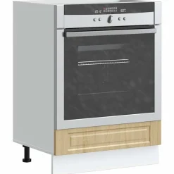 vidaXL Mueble de hornoPorto roble sonoma madera reconstituida Madera reciclada Outlet
