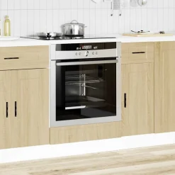 vidaXL Mueble de hornoPorto roble sonoma madera reconstituida Madera reciclada Outlet