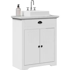 vidaXL Mueble de lavabo de baño BODO 70x35x80 cm Blanco Online