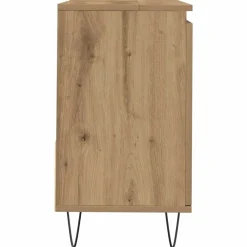 vidaXL Mueble de lavabo madera de ingeniería 65x33x60 cm Roble artisan Best