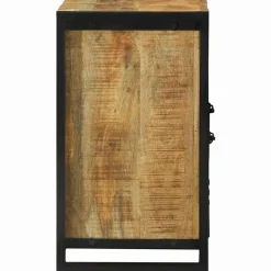 vidaXL Mueble de lavabo Marrón 55 x 35 x 60 cm Madera de mango maciza Hot