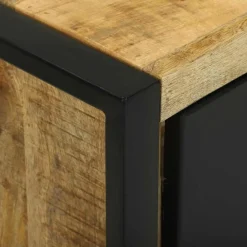 vidaXL Mueble de lavabo Marrón 55 x 35 x 60 cm Madera de mango maciza Hot