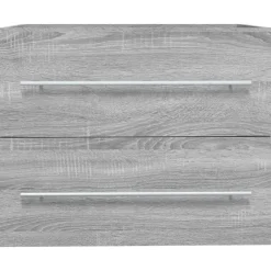 vidaXL Conjuntos De Muebles-Mueble de lavabo madera contrachapada 60x38,5x48 cm