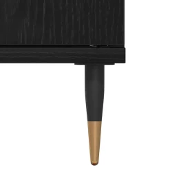 vidaXL Mueble de lavabo para baño 58 x 33 x 60 cm Roble negro Discount
