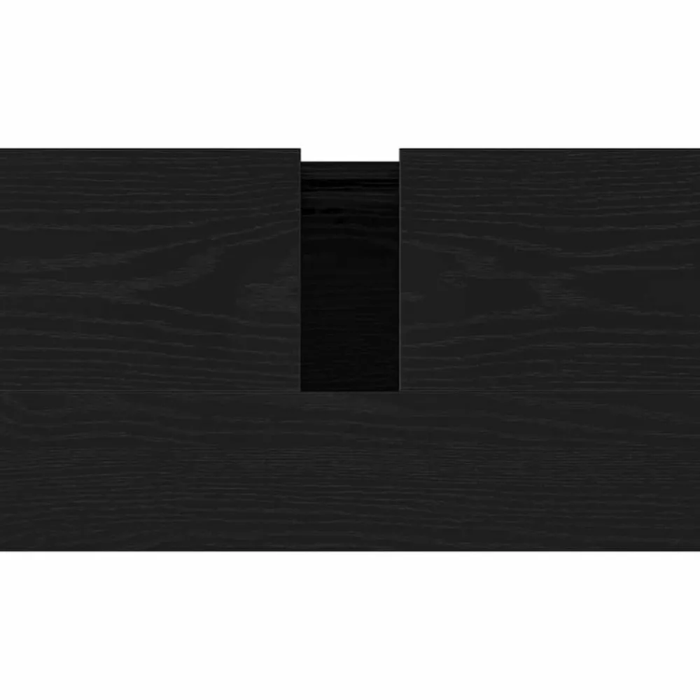 vidaXL Mueble de lavabo para baño 58 x 33 x 60 cm Roble negro Discount