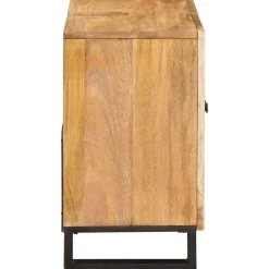 vidaXL Mueble de lavabo para baño con estante Marrón 62 x 33 x 58 cm Outlet