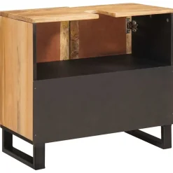 vidaXL Mueble de lavabo para baño con estante Marrón 62 x 33 x 58 cm Outlet