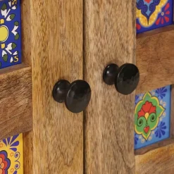 vidaXL Conjuntos De Muebles-Mueble de lavabo para baño con puerta 62 x 33 x 58 cm