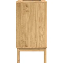 vidaXL Mueble de lavabo para baño FLORO Marrón cera 60 x 40 x 80 cm Marr&oacute;n cera Clearance