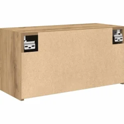 vidaXL Mueble de pared baño madera ingeniería 60x25x30cm Roble artisan Online