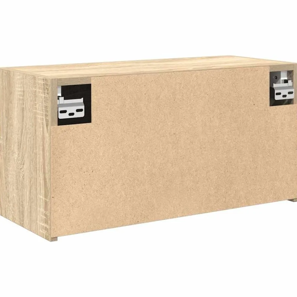 vidaXL Mueble de pared baño madera ingeniería 60x25x30 cm Roble Sonoma Best