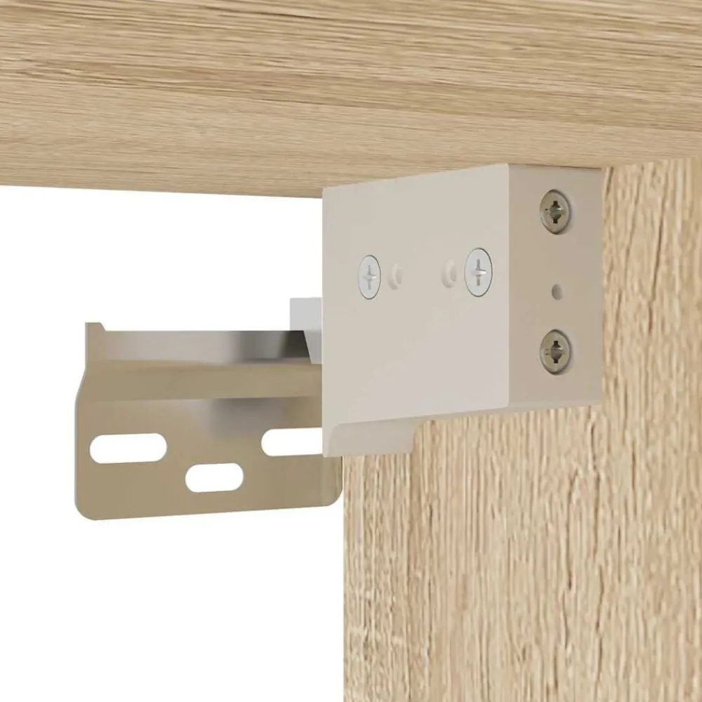 vidaXL Mueble de pared baño madera ingeniería 60x25x30 cm Roble Sonoma Best