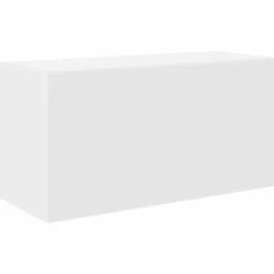 vidaXL Mueble de pared de baño madera ingeniería 60x25x30 cm Blanco New
