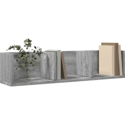 vidaXL Mueble de pared madera ingeniería 75x18x16,5 cm Gris sonoma New