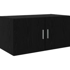 vidaXL Mueble de pared 80 x 42.5 x 40 cm Roble negro Online