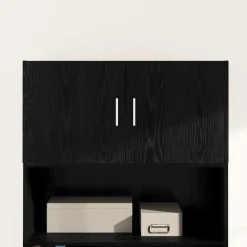 vidaXL Mueble de pared 80 x 42.5 x 40 cm Roble negro Online