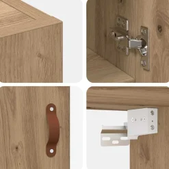 vidaXL Armarios Y Almacenamiento-Mueble de pared 60 x 31 x 70 cm