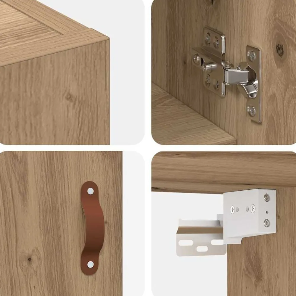 vidaXL Armarios Y Almacenamiento-Mueble de pared 60 x 31 x 70 cm