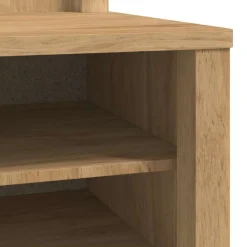 vidaXL Mueble de recibidor FLORO Marrón cera 50 x 40 x 158 cm Marr&oacute;n cera Outlet