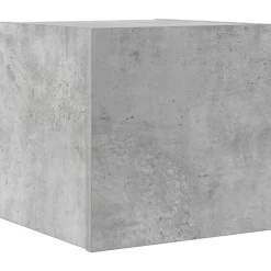 vidaXL Mueble de salón de pared gris hormigón 30,5x30x30 cm Gris hormigón Discount
