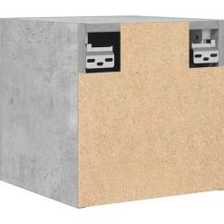vidaXL Mueble de salón de pared gris hormigón 30,5x30x30 cm Gris hormig&oacute;n Discount