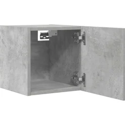 vidaXL Mueble de salón de pared gris hormigón 30,5x30x30 cm Gris hormig&oacute;n Discount