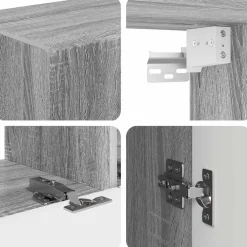 vidaXL Muebles Tv-Mueble de TV 5 pcs