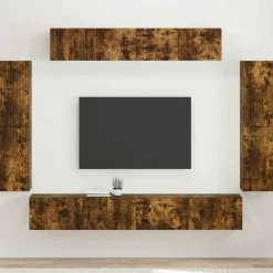 vidaXL Muebles Tv-Mueble de TV 8 pcs