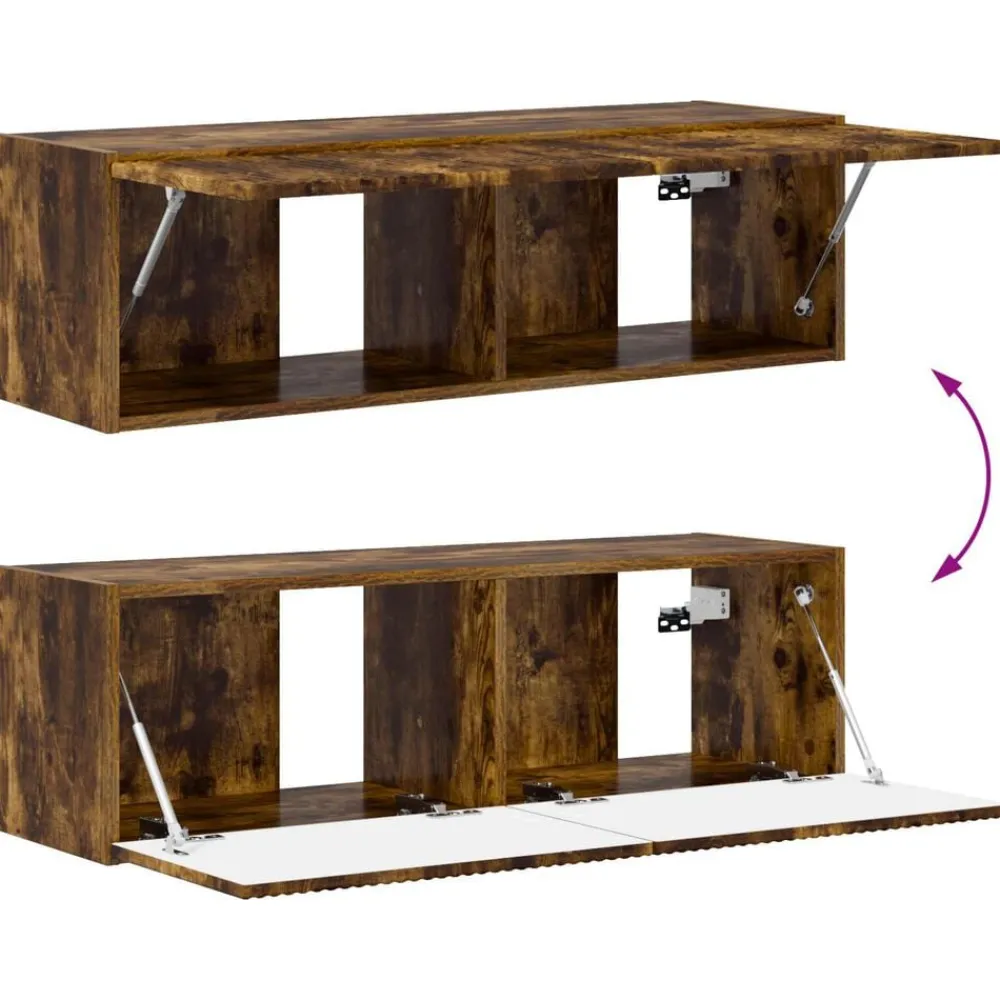 vidaXL Muebles Tv-Mueble de TV 8 pcs