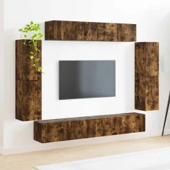 vidaXL Muebles Tv-Mueble de TV 8 pcs