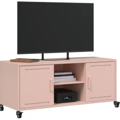 vidaXL Muebles Tv-Mueble de TV acero 100,5x39x43,5 cm