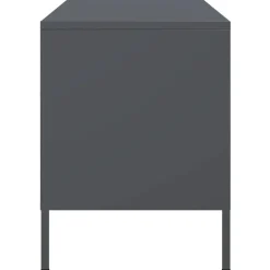 vidaXL Mueble de TV acero gris 68x39x50,5 cm Antracita Outlet