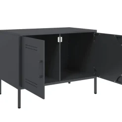 vidaXL Mueble de TV acero gris 68x39x50,5 cm Antracita Outlet