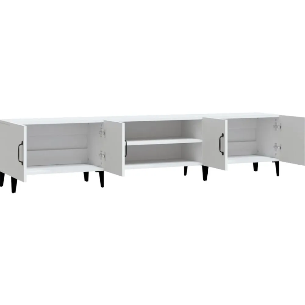 vidaXL Mueble de TV 180x31,5x40 cm madera de ingeniería Blanco Sale