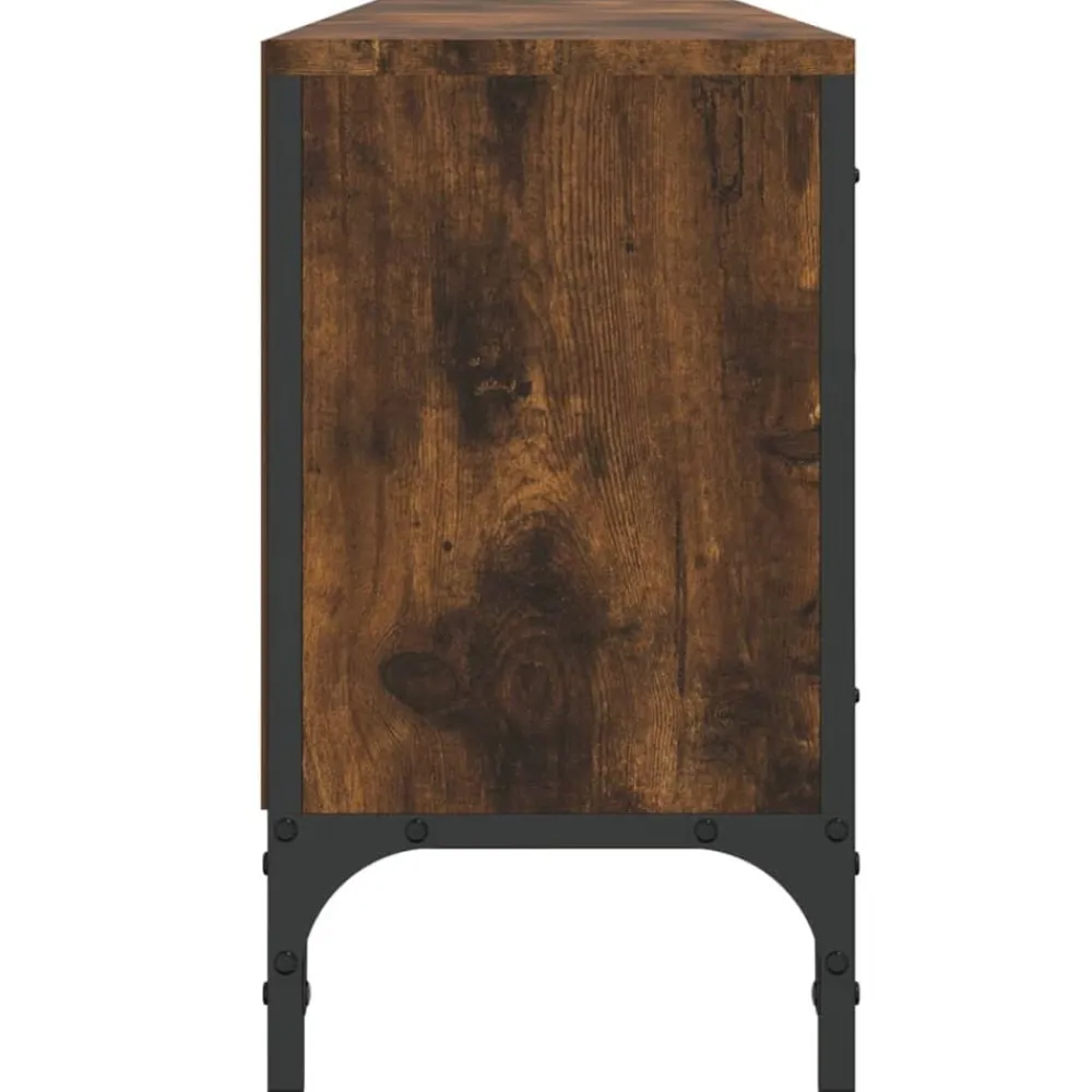 vidaXL Muebles Tv-Mueble de TV cajón madera ingeniería 200x25x44 cm