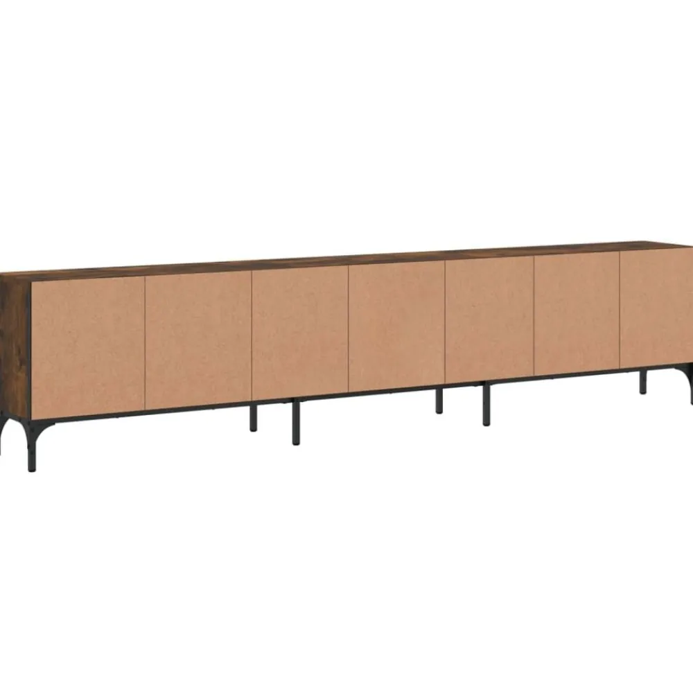 vidaXL Muebles Tv-Mueble de TV cajón madera ingeniería 200x25x44 cm