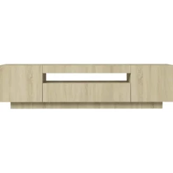 vidaXL Muebles Tv-Mueble de TV con luces LED 160x35x40 cm
