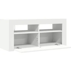vidaXL Muebles Tv-Mueble de TV con luces LED 90x35x40 cm
