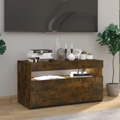 vidaXL Muebles Tv-Mueble de TV con luces LED 75x35x40 cm