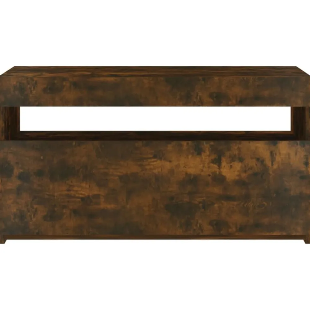vidaXL Muebles Tv-Mueble de TV con luces LED 75x35x40 cm