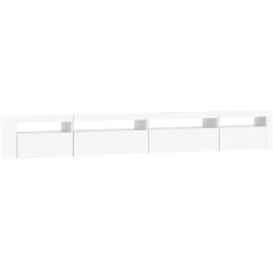 vidaXL Muebles Tv-Mueble de TV con luces LED 270x35x40 cm