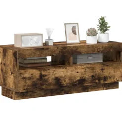 vidaXL Muebles Tv-Mueble de TV con luces LED 100x35x40 cm