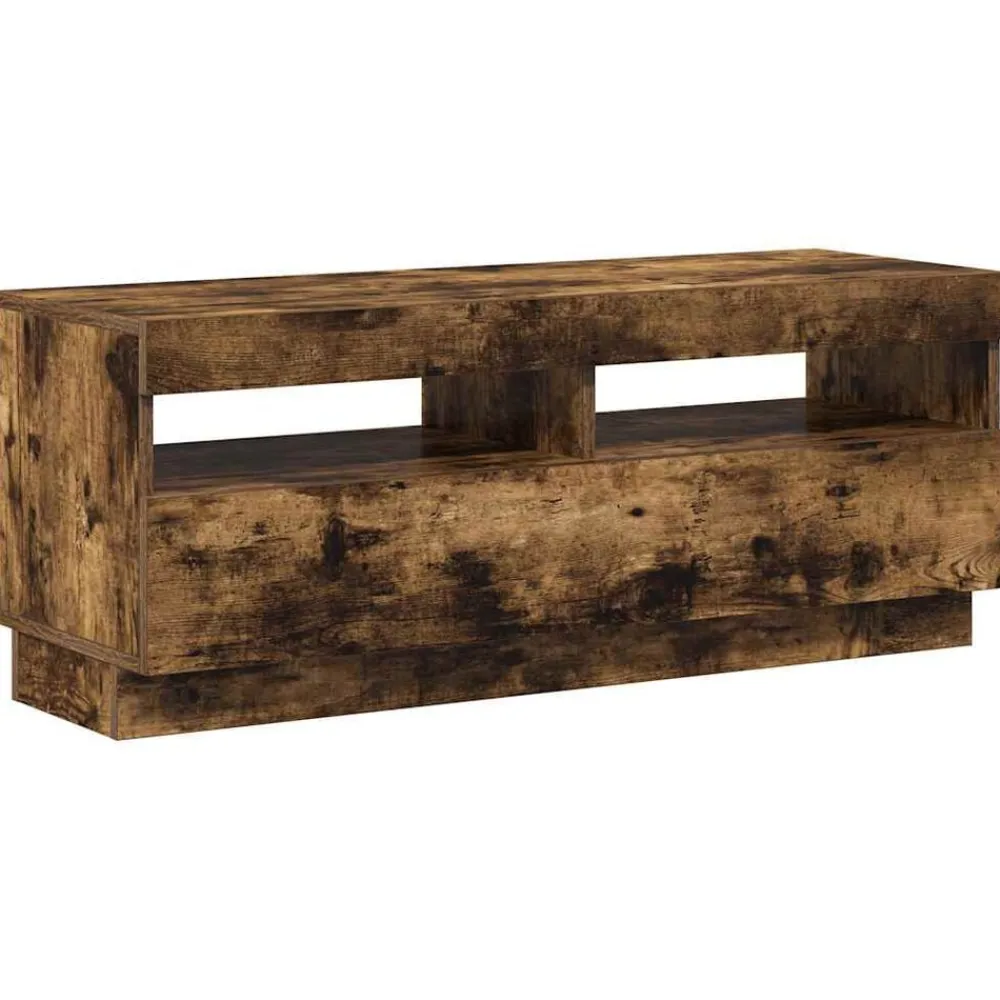 vidaXL Muebles Tv-Mueble de TV con luces LED 100x35x40 cm