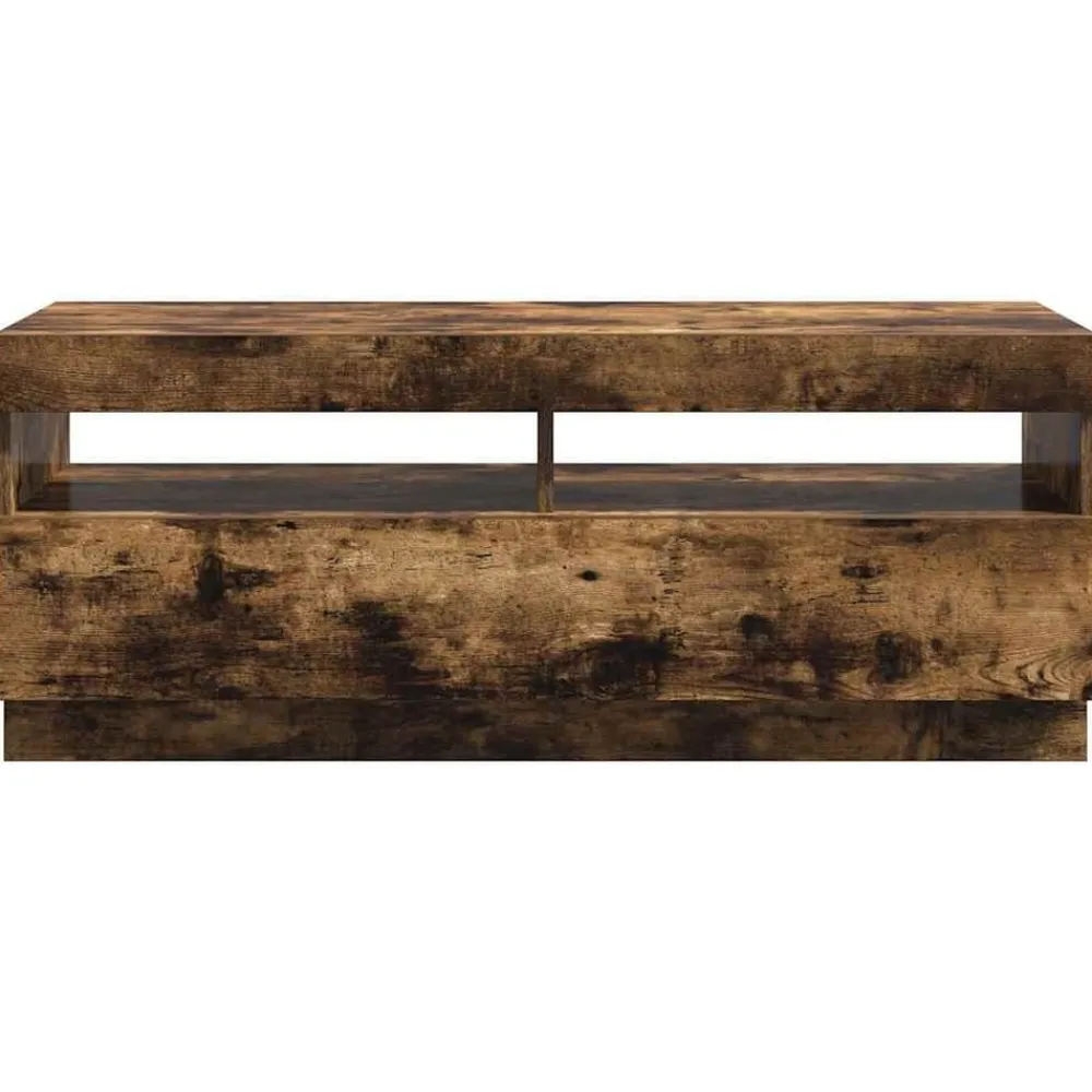 vidaXL Muebles Tv-Mueble de TV con luces LED 100x35x40 cm