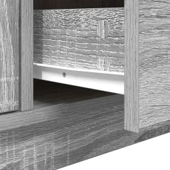 vidaXL Mueble de TV con luces LED Sonoma gris 100x41x50 cm Gris sonoma New