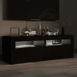vidaXL Muebles Tv-Mueble de TV con luces LED 120x35x40 cm