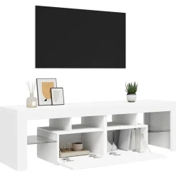 vidaXL Muebles Tv-Mueble de TV con luces LED 140x36,6x40 cm